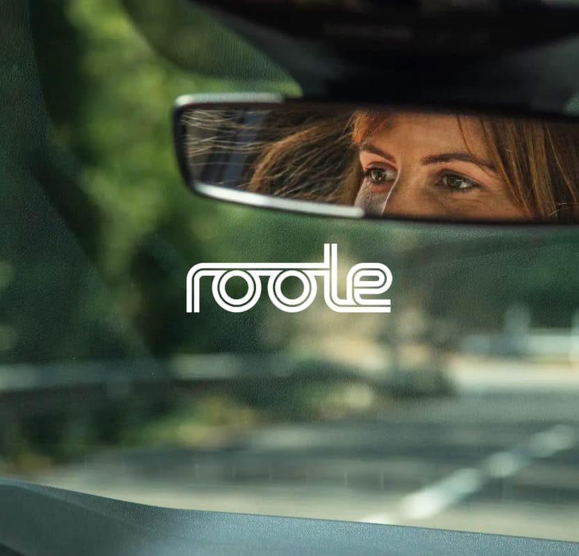 Vue arrière dans une voiture