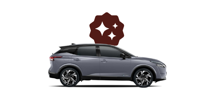 Nouveautés icône blanc