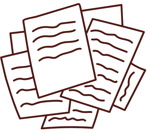 Sans risque, sans paperasse icône blanc